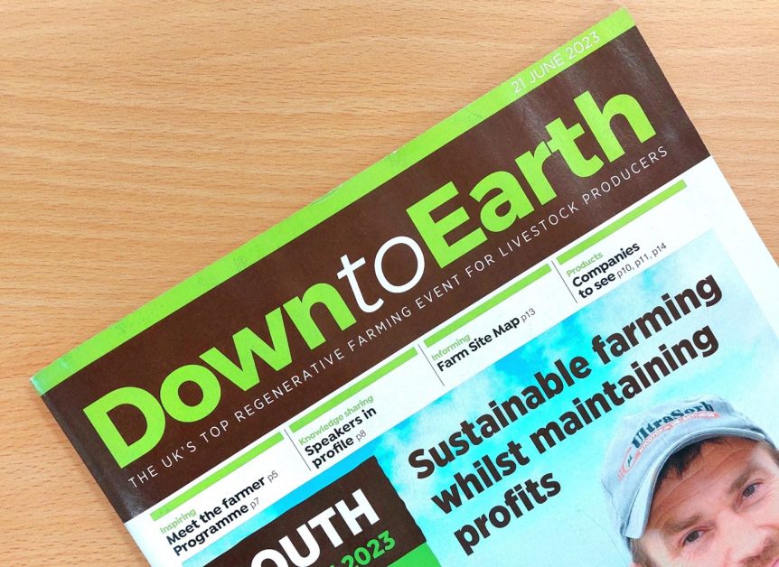Down to Earth event brochure 2023