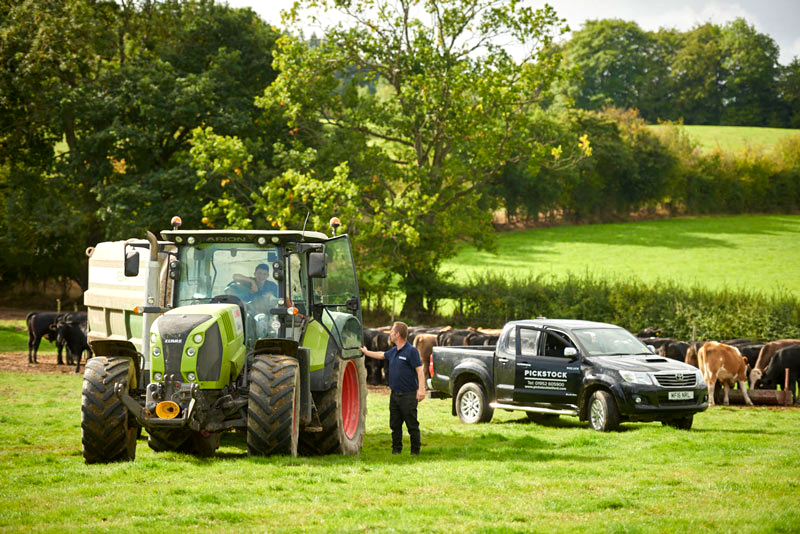 Mike and Charlie Brongain, on Brongain Farm