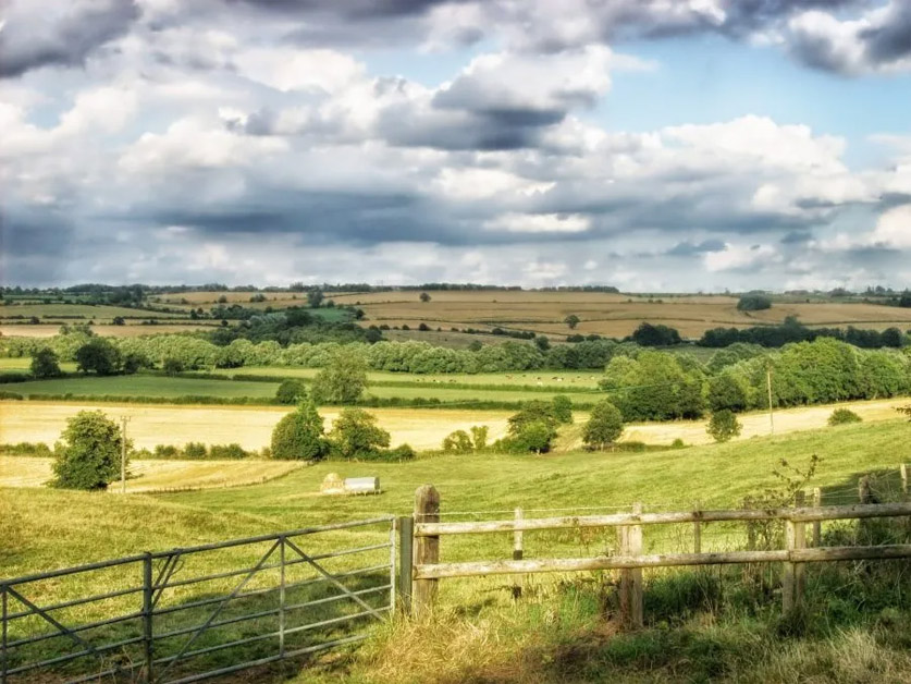 English landscape, late summer