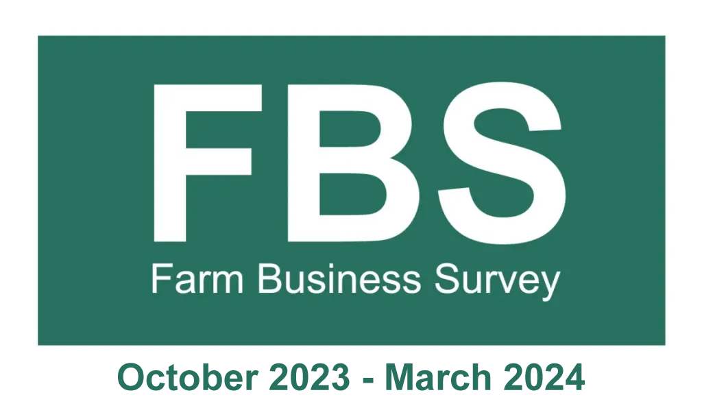 Farm Business Survey logo, October 2023 - March 2024